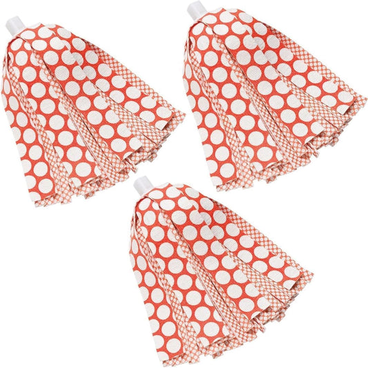 Libman Wonder Mop Head Replacement | Absorbent Microfiber | Self Wringing | Machine Washable | Multi-Surface Floor Mop | 3 Replacement Pads, 11.5 Inch