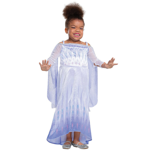 Disguise Girls' Disney Frozen Elsa Snow Queen Adaptive Costume - Size 4-6