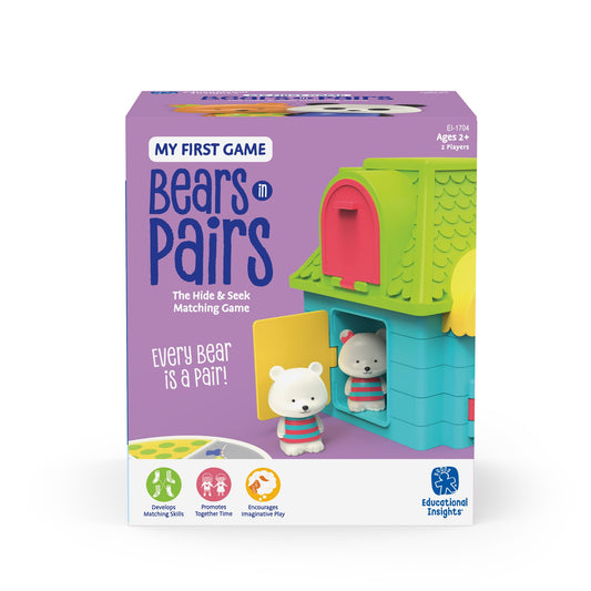 Educational Insights Bears in Pairs, Memory and Matching Learning Game, Ages 2+