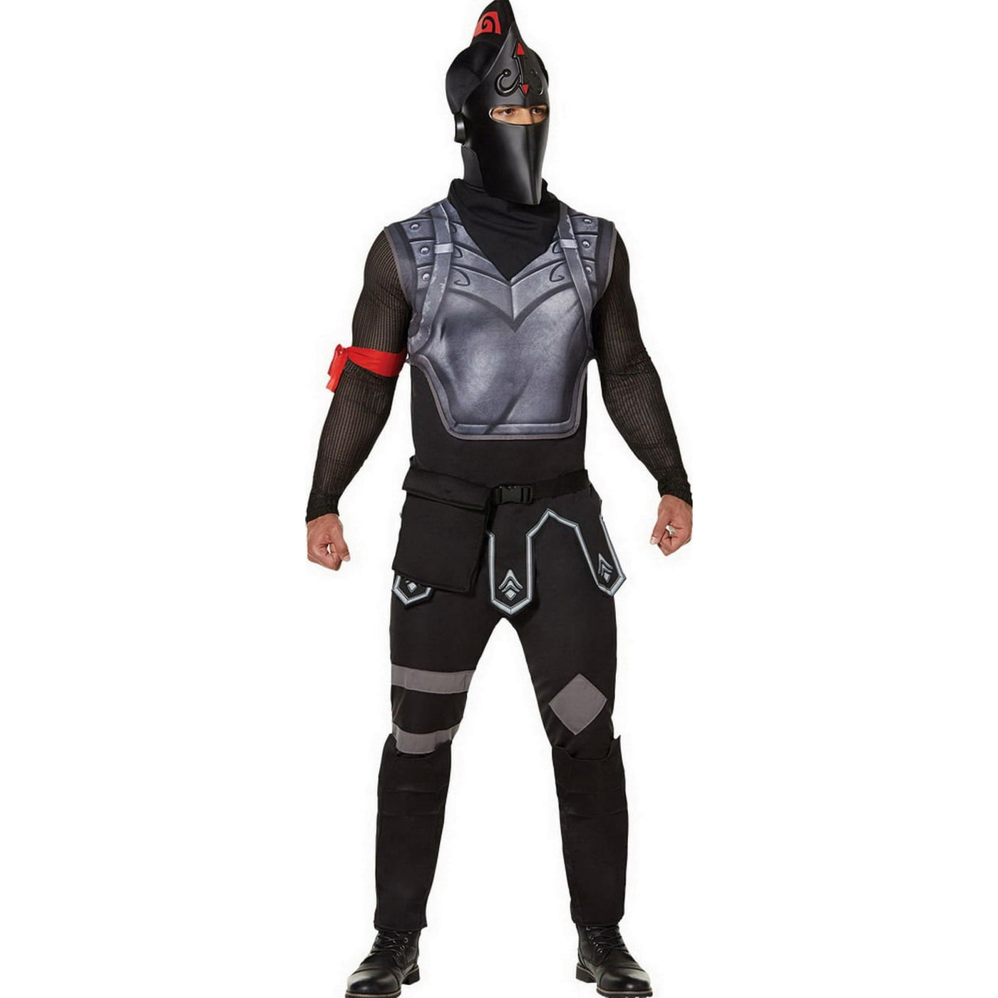 Fun World Black Knight Men's Halloween Fancy-Dress Costume for Adult