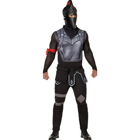 Fun World Black Knight Men's Halloween Fancy-Dress Costume for Adult