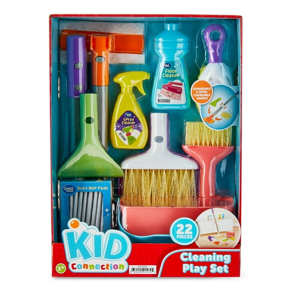 Kid Connection Cleaning Play Set, 22 Pieces