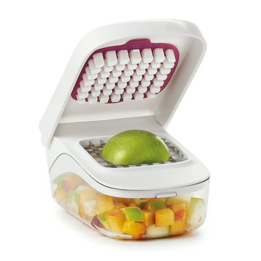 OXO Softworks Stainless Steel Blade Vegetable Chopper with Easy Pour Opening