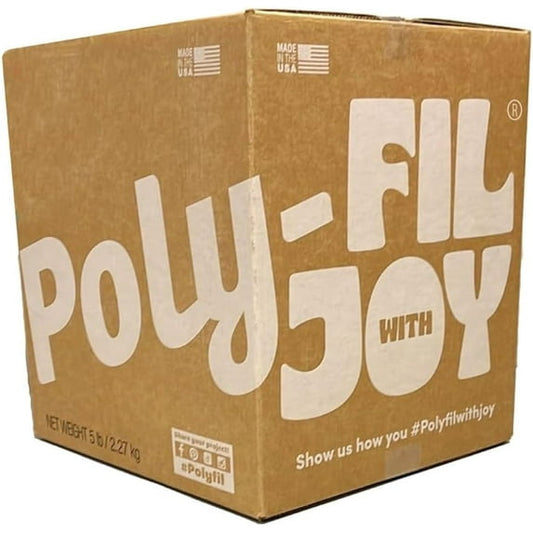 Poly-Fil® Premium Polyester Fiber Fill by Fairfield, 5 Pound Box