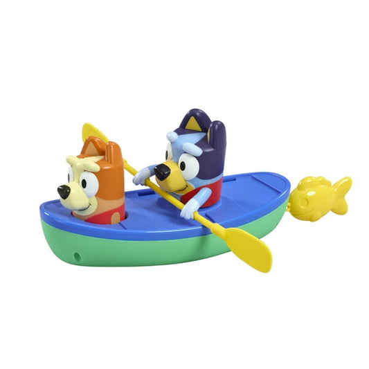 TOMY Toomies Bluey Pull & Go Canoe – Bluey Bath Toy – 18 Months