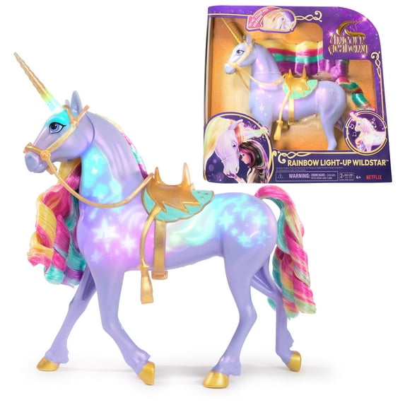 Unicorn Academy, Rainbow Light-up Wildstar with Lights, Sounds & Music for Ages 4 and up