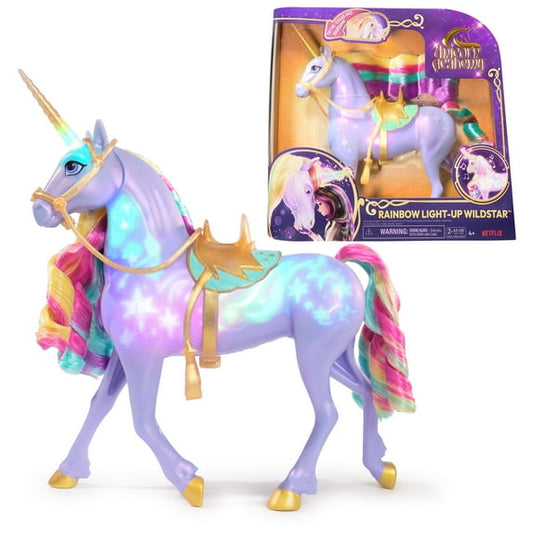 Unicorn Academy, Rainbow Light-up Wildstar with Lights, Sounds & Music for Ages 4 and up