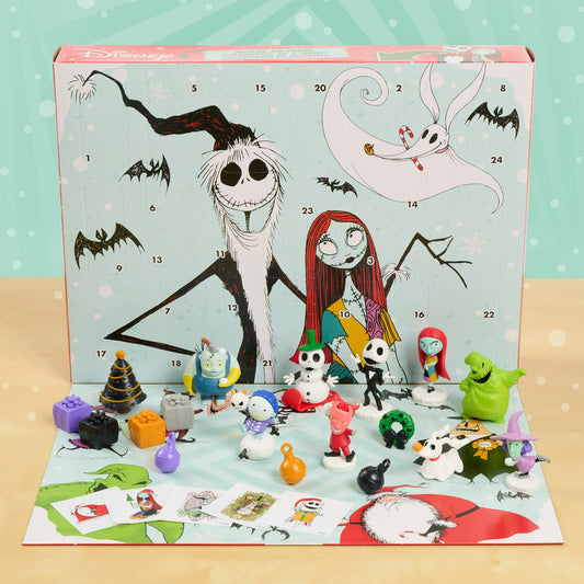 Disney Tim Burton's The Nightmare Before Christmas Advent Calendar, 24 Surprises, Ages 3 and up
