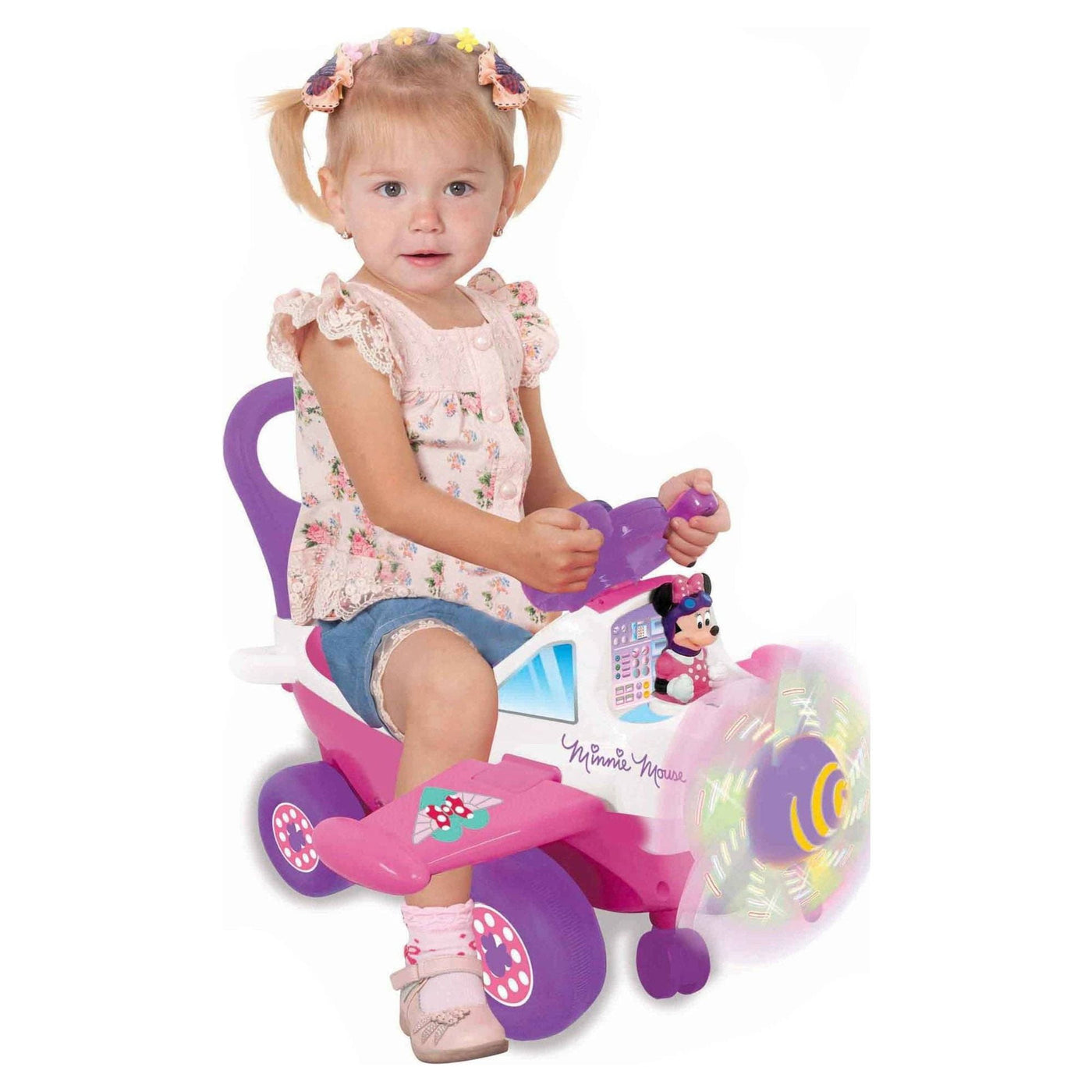 Kiddieland KDL-053207 My First Minnie Plane with Rotating Light Up Propellers