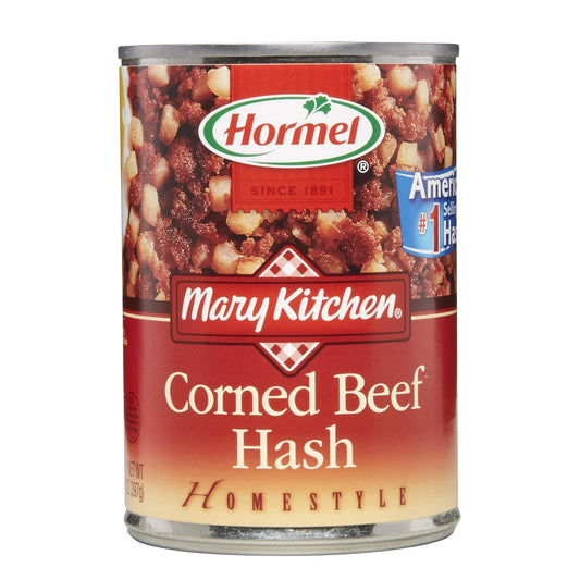 (8 pack) MARY KITCHEN Corned Beef Hash, Canned Corned Beef, Shelf-Stable, 14 oz Steel Can