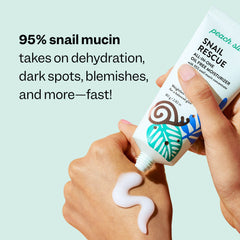 Peach Slices Snail Rescue All-in-One Oil Free Face Moisturizer with Snail Mucin, 2.83 fl oz