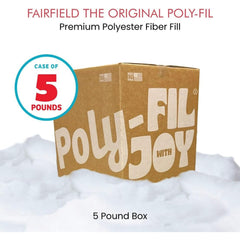 Poly-Fil® Premium Polyester Fiber Fill by Fairfield, 5 Pound Box
