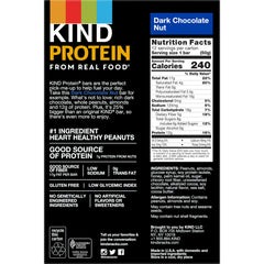 KIND Protein Bars, Double Dark Chocolate Nut, Gluten Free, 12g Protein, 1.76oz, 12 Count