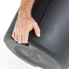 Hyper Tough 20 Gallon Heavy Duty Plastic Garbage Can, Included Lid, Black