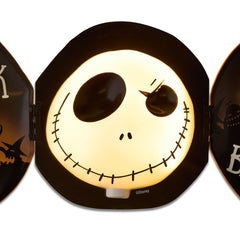 Disney's The Nightmare Before Christmas Surpise Open Up LED Jack Skellington Sign, Halloween Tabletop Décor by Open Road