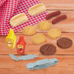 Little Tikes Sizzle and Serve Toy Grill with Pretend Food and Condiments