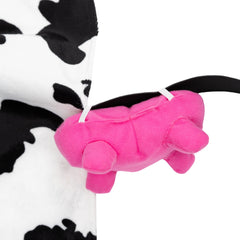 Vibrant Life Halloween Cow Costume for Dogs & Cats, Black and White