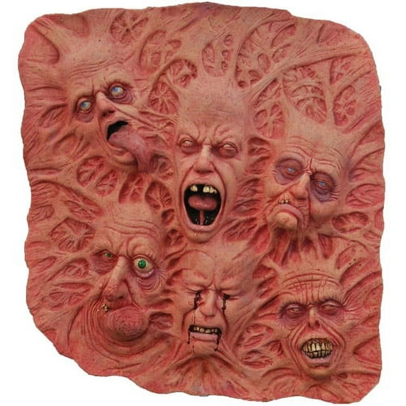 2\' x 2\' Slate Of Souls Latex Wall Decoration Halloween Prop