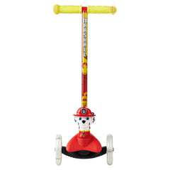Paw Patrol Marshall Ride-N-Glide Buddies 3D Toddler Scooter, 3 Wheel Scooter for Kids Ages 3+, Red