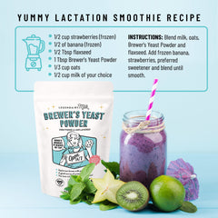 Legendairy Milk Brewer's Yeast Powder Supplement for Breast Milk Production, 16 oz