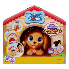 Little Live Pets My Puppy's Home Interactive Puppy and Kennel, 25+ Sounds and Reactions, Ages 5+