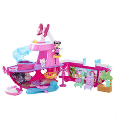 Disney Junior Minnie Mouse Bowdazzling Yacht Playset, Lights and Sounds, Baby and Toddler Toys
