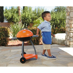 Little Tikes Sizzle and Serve Toy Grill with Pretend Food and Condiments