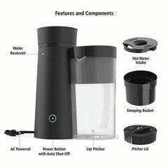 Mainstays 2-Quart Iced Tea and Iced Coffee Maker, 8-Cup