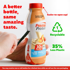 Premier Protein Shake, Peaches & Cream, 30g Protein, 11.5 fl oz, 12 ct