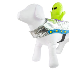 Vibrant Life Halloween Alien Costume for Dogs and Cats, Lime Green