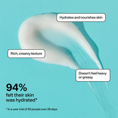 Bubble Skincare Slam Dunk Hydrating Face Moisturizer, for Normal to Dry Skin, 1.7 fl oz/ 50mL