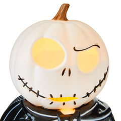 Halloween Black & White Light-up Jack Skellington Pumpkin Stack Decoration, 12 in, by Disney