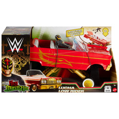 WWE Action Figure Vehicle Lucha Low Rider Car with Rey Mysterio Main Event Action Figure
