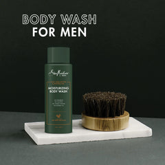 SheaMoisture Men Body Wash Cleanser to Clean and Hydrate Skin Raw Shea Butter & Mafura Oil Moisturizing 15 fl oz