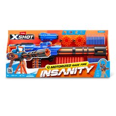 XSHOT Insanity Motorized Rage Fire (72 Darts), Air Pocket Technology, Outdoor Blaster by ZURU, Ages 8+