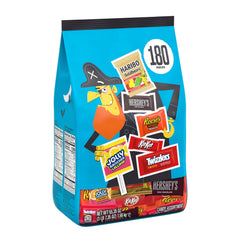 Hershey Assorted Flavored Halloween Candy, Bulk Bag 55.35 oz, 180 Pieces
