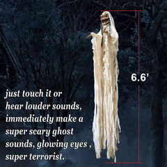 SunriseHanging Halloween Ghost Decoration, White