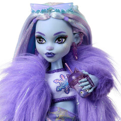 Monster High Abbey Bominable Yeti Fashion Doll with Pet Mammoth and Themed Accessories, Collectible