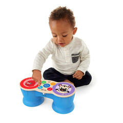 Baby Einstein & Hape Upbeat Tunes Magic Touch Wooden Drums? Infant and Toddler Musical Toy, Unisex