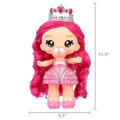 Yummiland Large Doll + Lipgloss Pet- Bianca Bubblegum, Ages 4+