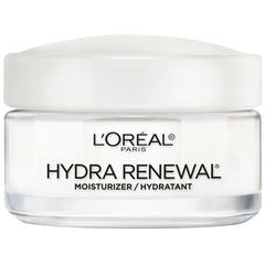 (3 pack) L'Oreal Paris Hydra-Renewal Continuous Facial Moisturizer for Dry Sensitive Skin, 1.7 oz