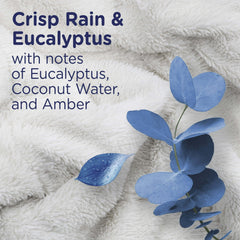 Downy Ultra Soft Liquid Fabric Softener, Balance, Crisp Rain & Blue Eucalyptus, 93 fl oz, 138 Loads