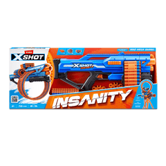 XSHOT Insanity Mad Mega Barrel (72 Darts), Air Pocket Technology, Outdoor blaster by ZURU, Ages 8+