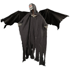 Northlight LED Lighted and Animated Winged Grim Reaper Halloween Decoration - 50"