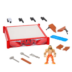 WWE Knuckle Crunchers Rebound Ring & Action Figure, Playset with Seth Rollins Mini Figure