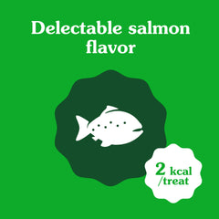 Greenies Salmon Flavor Soft Crunchy Treats For Cats, 16 Oz Tub