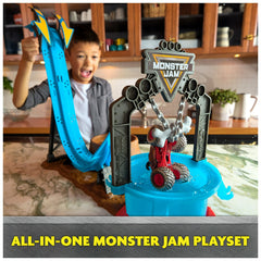 Monster Jam Mud Blasters Monster Mutt Dalmatian Dunk Tank Playset