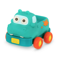 Battat Safari Speedsters 3 Pull-Back Animal Cars, Play Vehicle for Baby and Toddler Toys