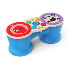 Baby Einstein & Hape Upbeat Tunes Magic Touch Wooden Drums? Infant and Toddler Musical Toy, Unisex