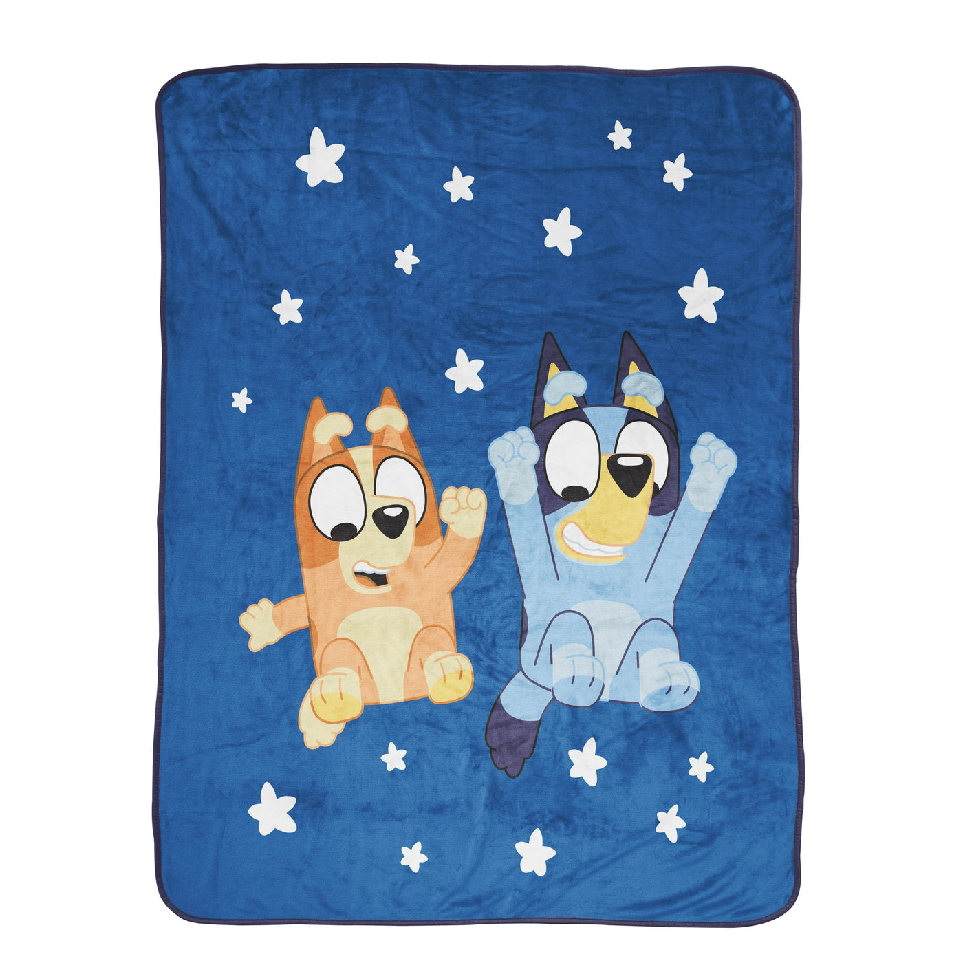 Bluey In The Dream Kids Throw Blanket, 46 x 60, Microfiber, Blue, BBC Studios Ages 1+
